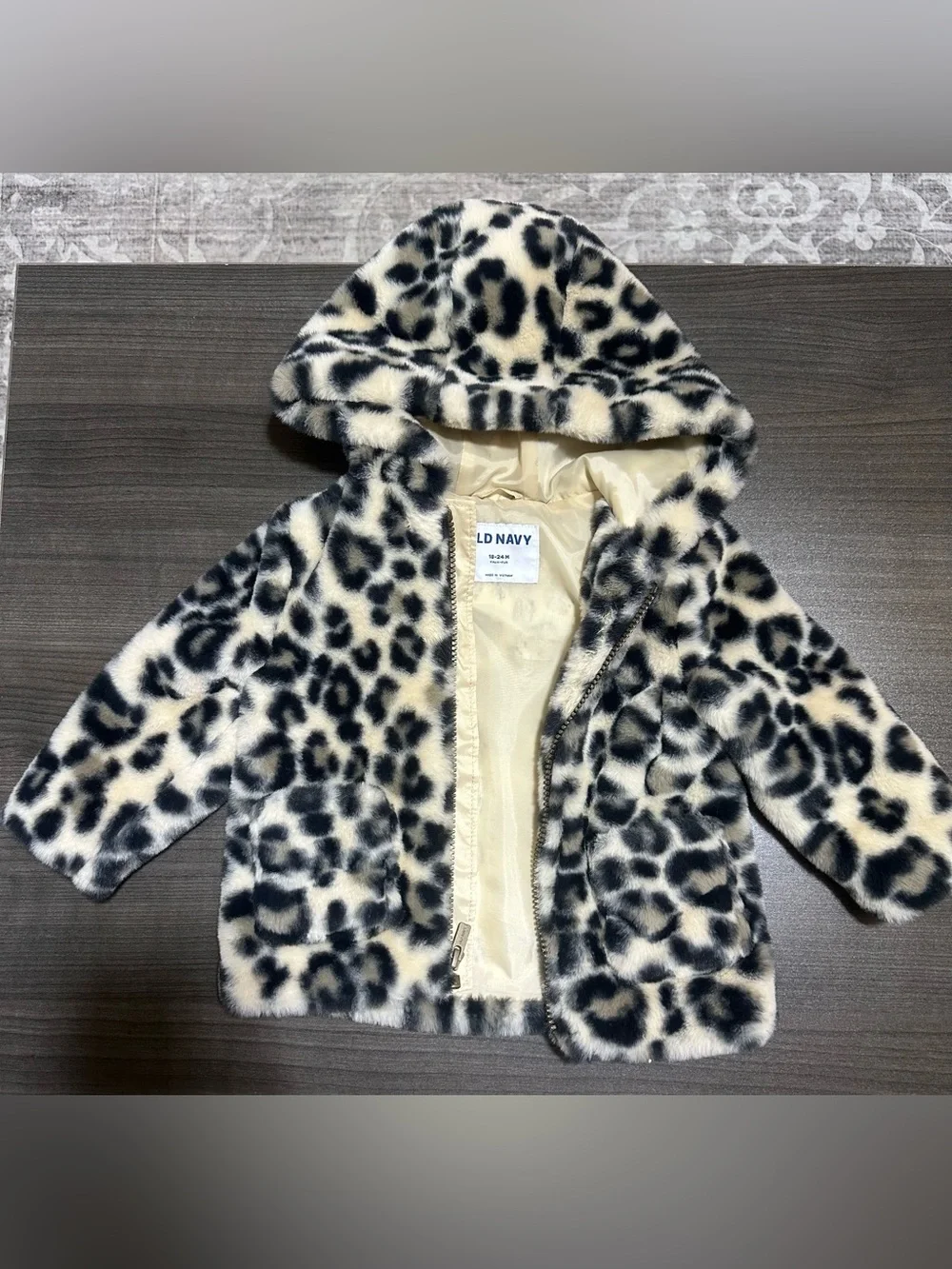 18-24M Baby Girl Faux Fur Coat